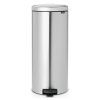 Koš za smeti s pedalom NEWICON, 30 l, odporen na prstne odtise, mat jeklo, Brabantia