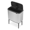 Koš na dotik BO, 36 l, jeklo mat, Brabantia