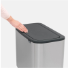 Koš na dotik BO, 36 l, jeklo mat, Brabantia