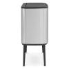 Koš na dotik BO, 36 l, jeklo mat, Brabantia