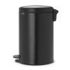 Koš za smeti s pedalom NEWICON, 20 l, mat črna, Brabantia