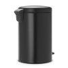 Koš za smeti s pedalom NEWICON, 20 l, mat črna, Brabantia