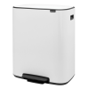 Koš za smeti s pedalom BO, 2 x 30 l, bela, Brabantia