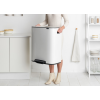 Koš za smeti s pedalom BO, 2 x 30 l, bela, Brabantia