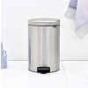 Koš za smeti s pedalom NEWICON, 20 l, jeklo mat, Brabantia