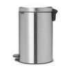 Koš za smeti s pedalom NEWICON, 20 l, jeklo mat, Brabantia