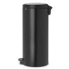 Koš za smeti s pedalom NEWICON, 30 l, mat črna, Brabantia