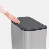 Koš na dotik BO, 11 + 23 l, jeklo mat, Brabantia
