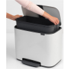 Koš za smeti s pedalom BO, 36 l, bela, Brabantia
