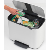 Koš za smeti s pedalom BO, 36 l, bela, Brabantia