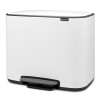 Koš za smeti s pedalom BO, 36 l, bela, Brabantia