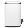 Koš za smeti s pedalom BO, 36 l, bela, Brabantia