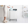 Koš na dotik BO HI, 2 x 30 l, bela, Brabantia