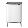 Koš na dotik BO HI, 2 x 30 l, bela, Brabantia