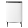 Koš na dotik BO HI, 2 x 30 l, bela, Brabantia
