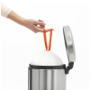 Koš za smeti s pedalom NEWICON, 5 l, odporen proti prstom, mat jeklo, Brabantia