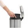 Koš za smeti s pedalom NEWICON, 5 l, odporen proti prstom, mat jeklo, Brabantia