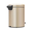 Koš za smeti s pedalom NEWICON, 5 l, šampanjec, Brabantia