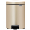 Koš za smeti s pedalom NEWICON, 5 l, šampanjec, Brabantia