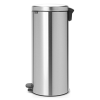 Koš za smeti s pedalom NEWICON, 30 l, jeklo mat, Brabantia