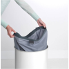 Koš za perilo, 60 l, s plutastim pokrovom, bela, Brabantia