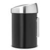 Koš na dotik TOUCH POSODA, 3 l, črna, Brabantia