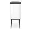Koš na dotik BO, 11 + 23 l, bela, Brabantia