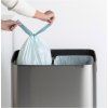 Koš na dotik BO, 2 x 30 l, mat jeklo, Brabantia