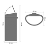 Koš na dotik TOUCH BIN NEW, 40 l, jeklo, Brabantia