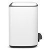 Koš za smeti s pedalom BO, 11 + 23 l, bela, Brabantia