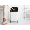 Koš na dotik BO, 60 l, bela, Brabantia