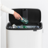 Koš na dotik BO, 60 l, bela, Brabantia