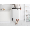 Koš na dotik BO, 60 l, bela, Brabantia