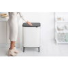 Koš na dotik BO, 60 l, bela, Brabantia