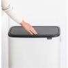 Koš na dotik BO, 60 l, bela, Brabantia