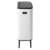 Koš na dotik BO, 60 l, bela, Brabantia