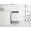 Koš na dotik BO, 60 l, bela, Brabantia