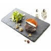 Krožnik za tapas BASALT, 30 x 16 cm, efekt skrilavca, keramika, REVOL