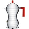 Moka kafetiera espresso PULCINA, 150 ml, rdeč, Alessi