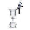 Moka kafetiera espresso PULCINA, 150 ml, rdeč, Alessi