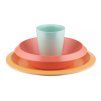 Otroški jedilni set GIRO, 3 kosi, oranžna, Alessi