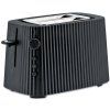 Toaster PLISSE, 2 rezini, črna, Alessi