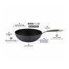 Vok NEVERSTICK3, 28 cm, eloksiran aluminij, Eaziglide