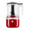 Električni sekljalnik hrane 5KFCB519, brezžični, kraljevsko rdeča, KitchenAid