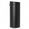 Koš na dotik TOUCH BIN NEW, 30 l, mineralno črna, Brabantia