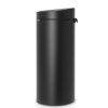 Koš na dotik TOUCH BIN NEW, 30 l, mineralno črna, Brabantia