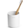 Lonček za zobne ščetke MINDSET, mineralno bela, Brabantia