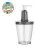 Dozirnik za tekoče milo FLOW, 250 ml, natural grey, Koziol