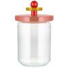 Kuhinjski kozarec za shranjevanje 100 COLLECTION, 1 l, roza, steklo, Alessi