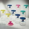 Kuhinjski kozarec za shranjevanje GIANNI, 750 ml, bel pokrov, steklo, Alessi